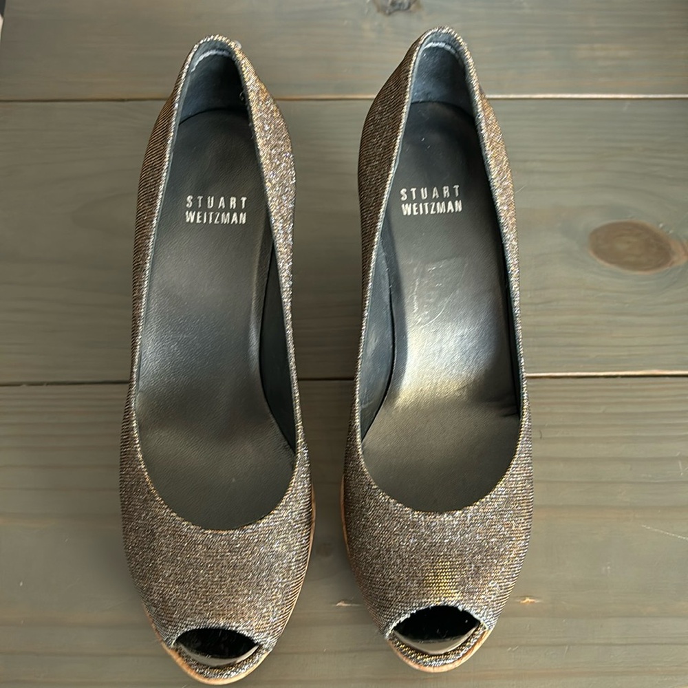 Size 7 Stuart Weitzman Cork Heel - image 1